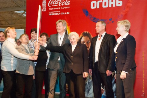 Презентация Олимпийского огня в Санкт-Петербурге